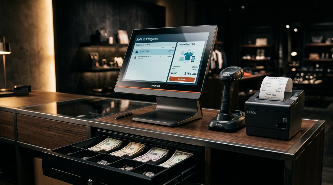 POS hardware setup