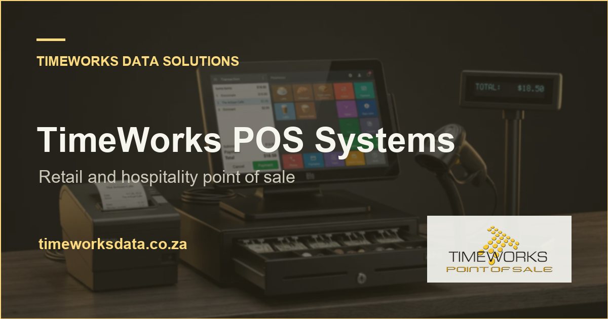 Handheld POS Terminal South Africa | Zebra and Datalogic | TimeWorks
