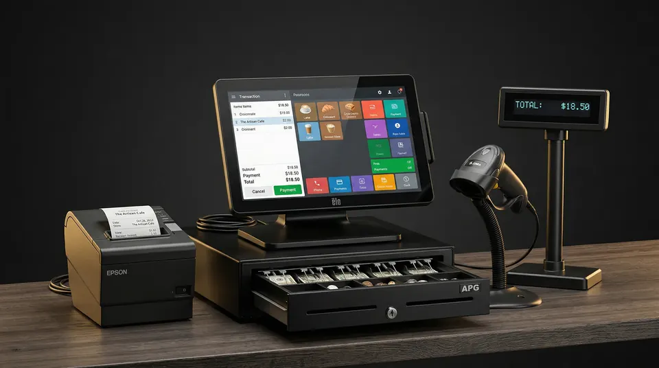 Complete TimeWorks POS workstation
